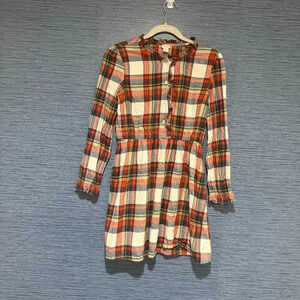 J. Crew Crew Cuts Plaid Dress Girls Size 14